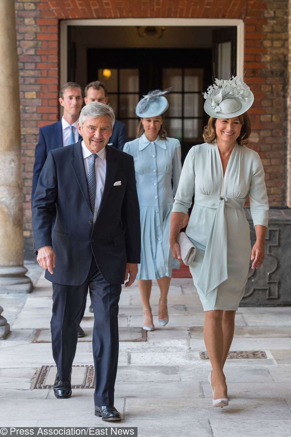 Michael i Carole Middleton – chrzest księcia Louisa
