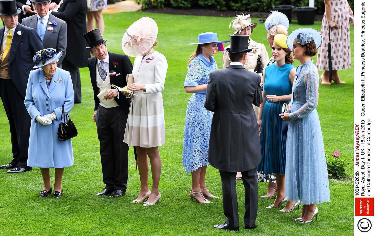 księżna Kate w błękitnej sukni na Royal Ascot,
