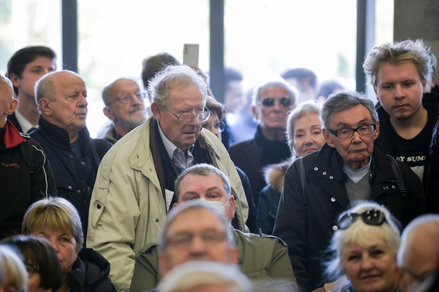 Adam Michnik - pogrzeb Jerzego Urbana