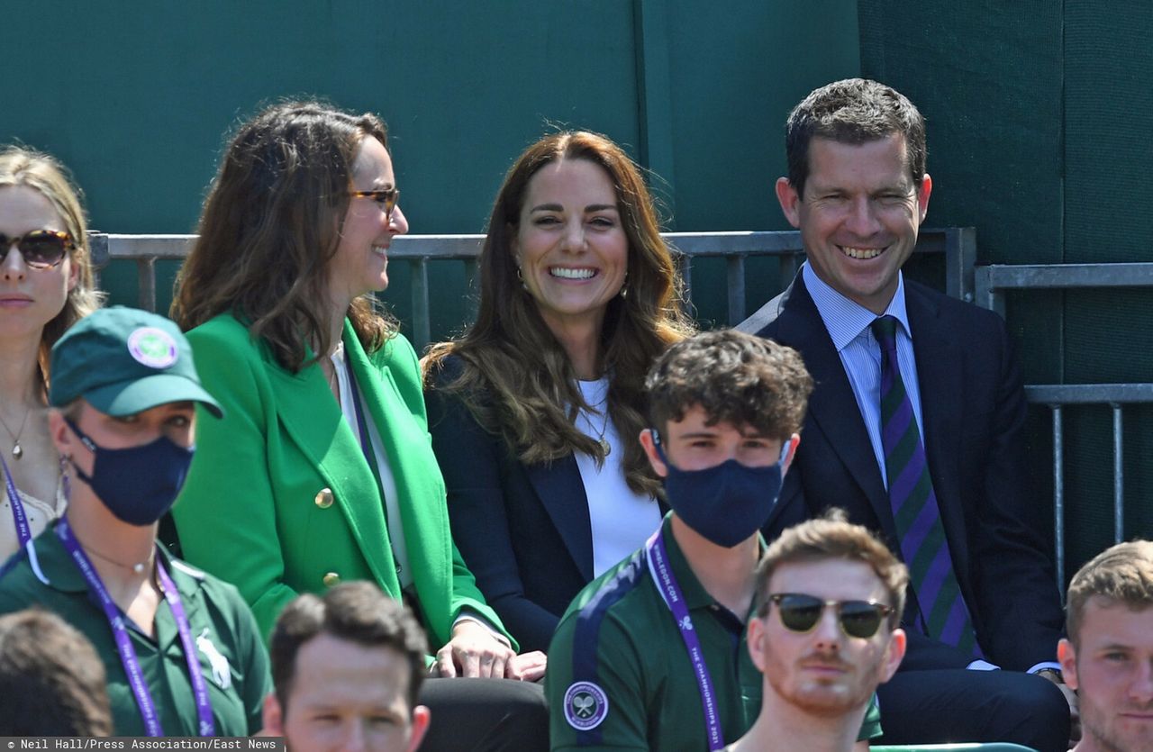 Księżna Kate trybunach Wimbledonu