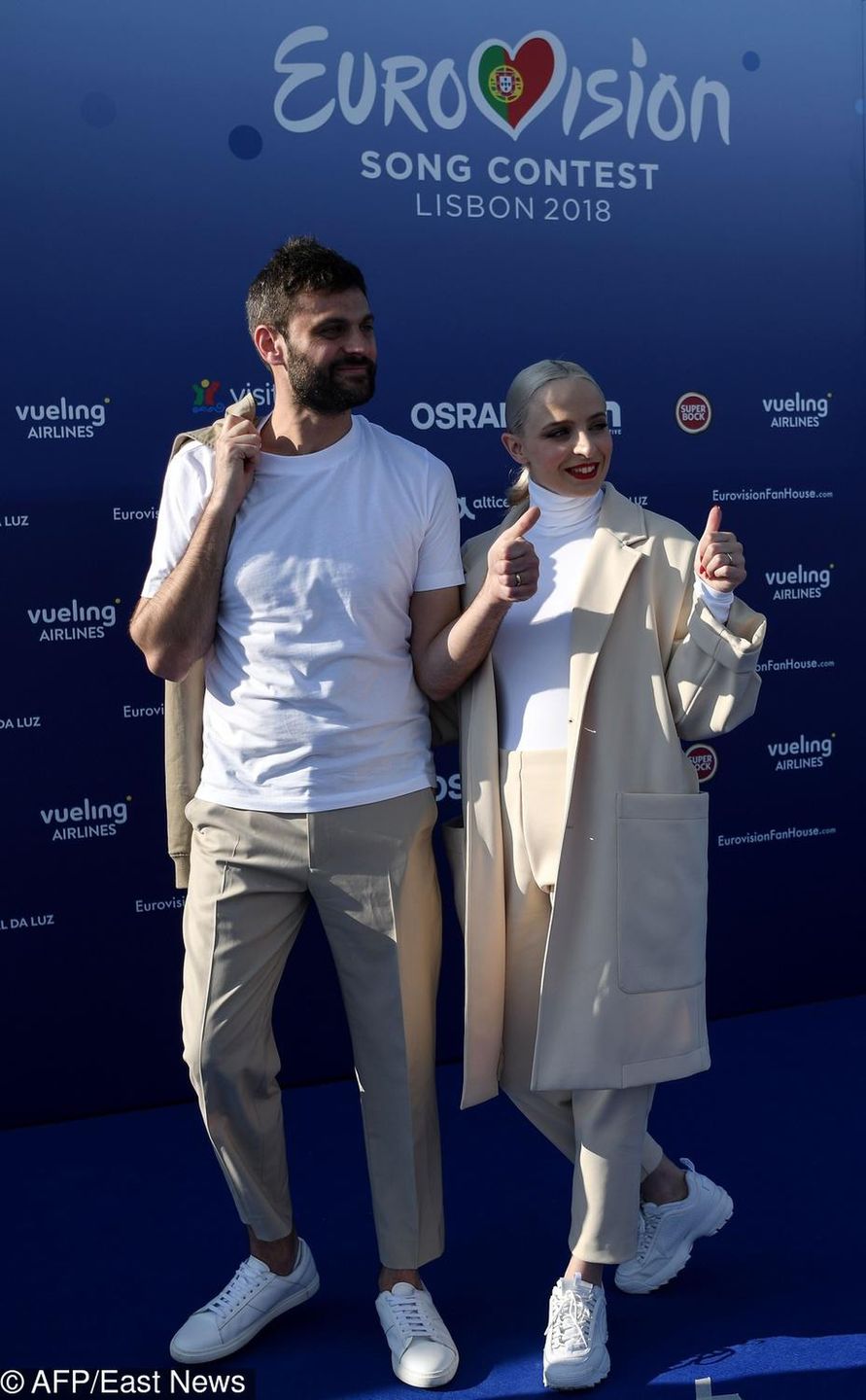 Eurowizja 2018: Madame Monsieur z Francji na ceremonii otwarcia