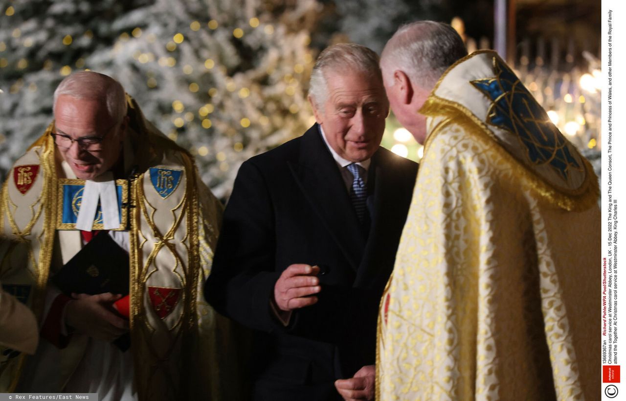 Mandatory Credit: Photo by Richard Pohle/WPA Pool/Shutterstock (13669367an)
The King and The Queen Consort, The Prince and Princess of Wales, and other Members of the Royal Family attend the Together At Christmas carol service at Westminster Abbey. King Charles III
Christmas carol service at Westminster Abbey, London, UK - 15 Dec 2022