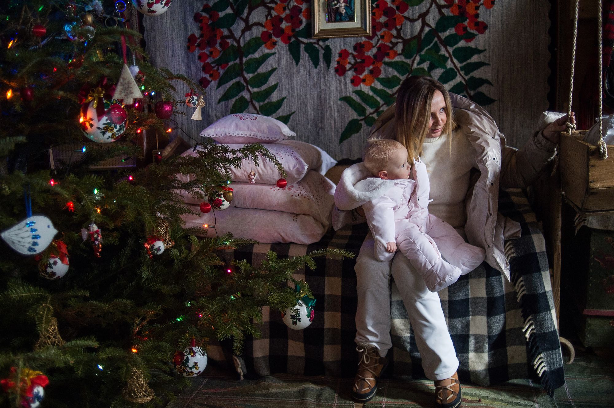 Joanna Kurska z córką w Zakopanem