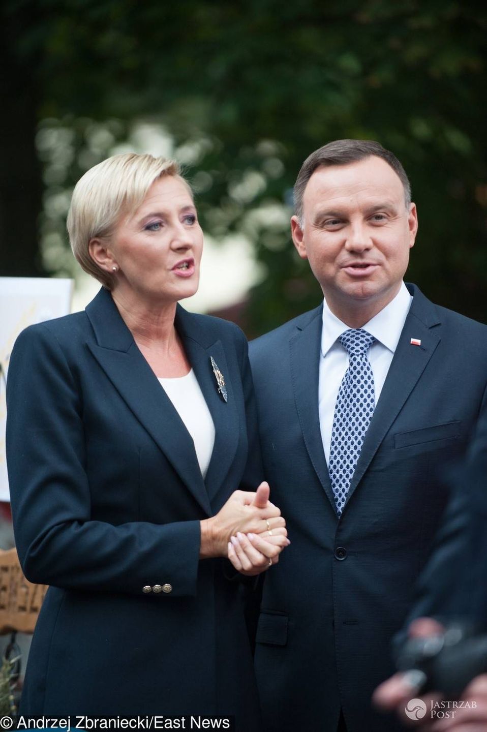 Agata Duda na dożynkach w Spale
