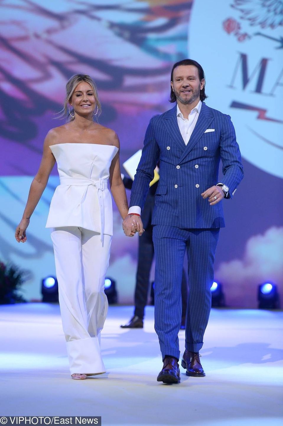 Małgorzata Rozenek i Radosław Majdan - TVN, wiosenna ramówka 2018 - prezentacja