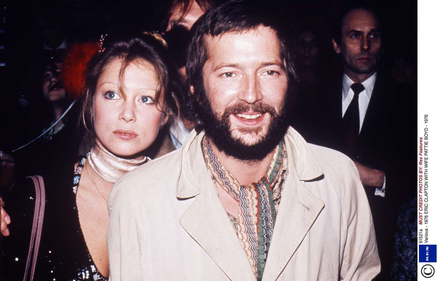 Pattie Boyd i Eric Clapton przed ślubem – 1976 rok