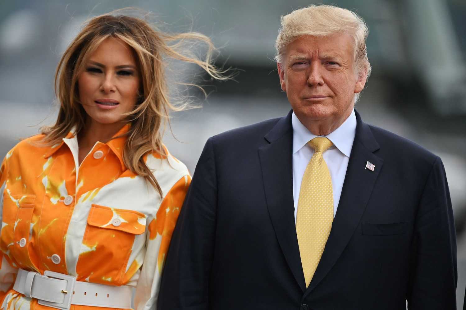 Melania Trump podczas wizyty w Japonii