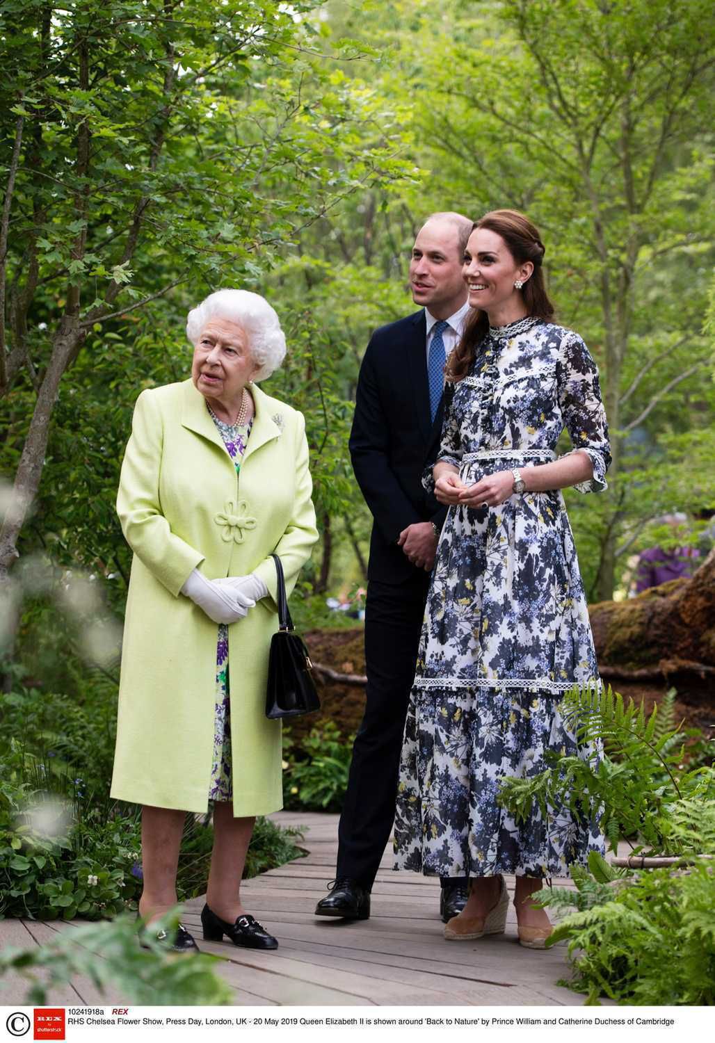 Księżna Kate i książę William oprowadzili królową Elżbietę II po ogrodach