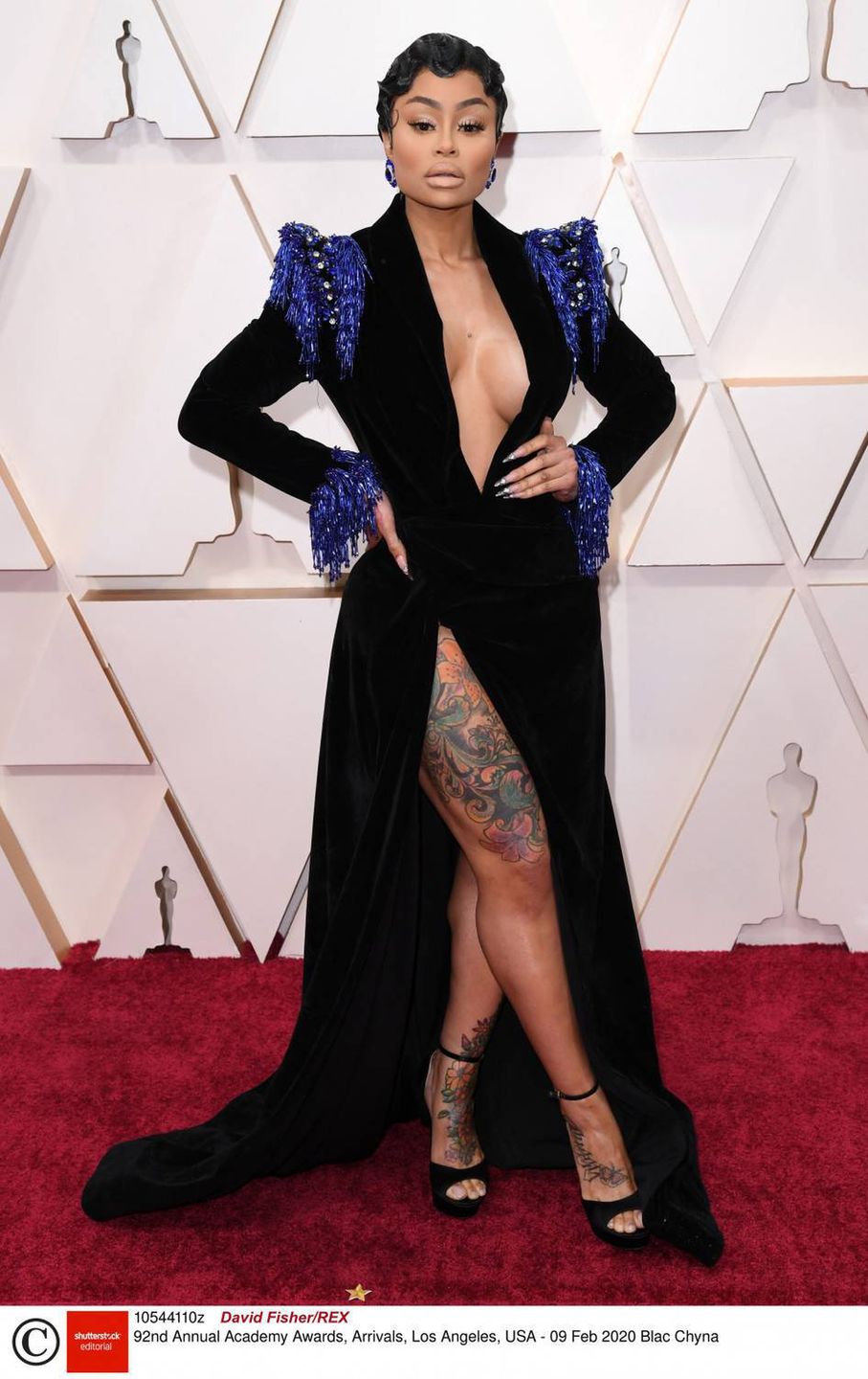 Blac Chyna – Oscary 2020, kreacja: Dona Matoschi