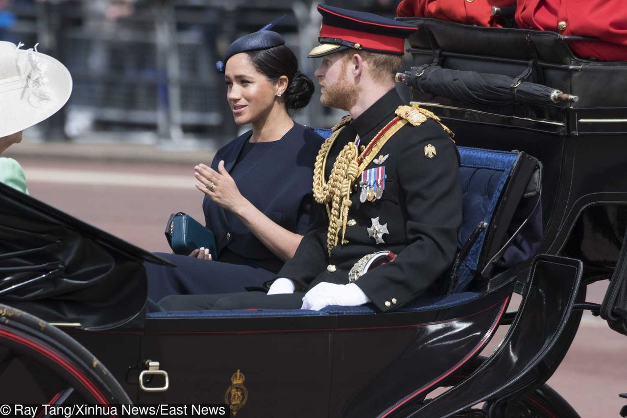 Meghan Markle podczas Trooping the Color