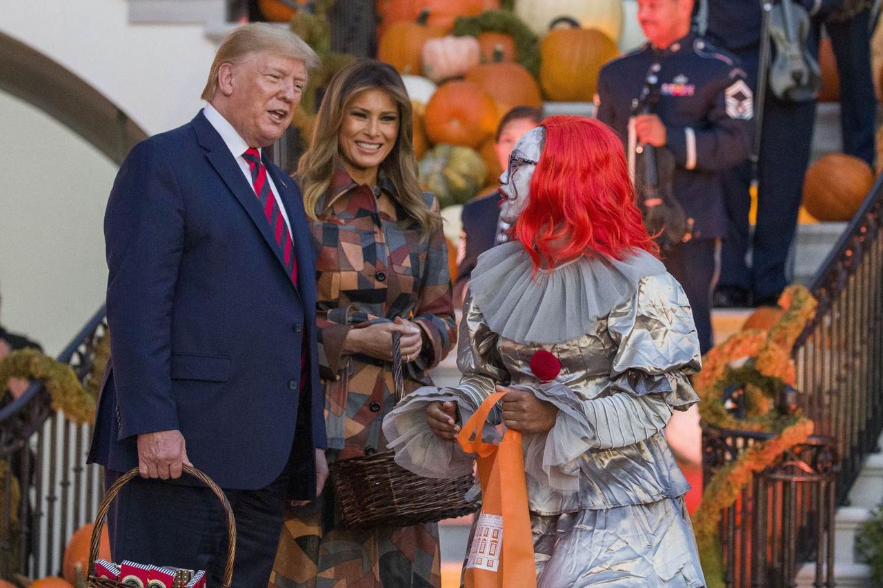 Melania Trump i Donald Trump - Halloween 2019
