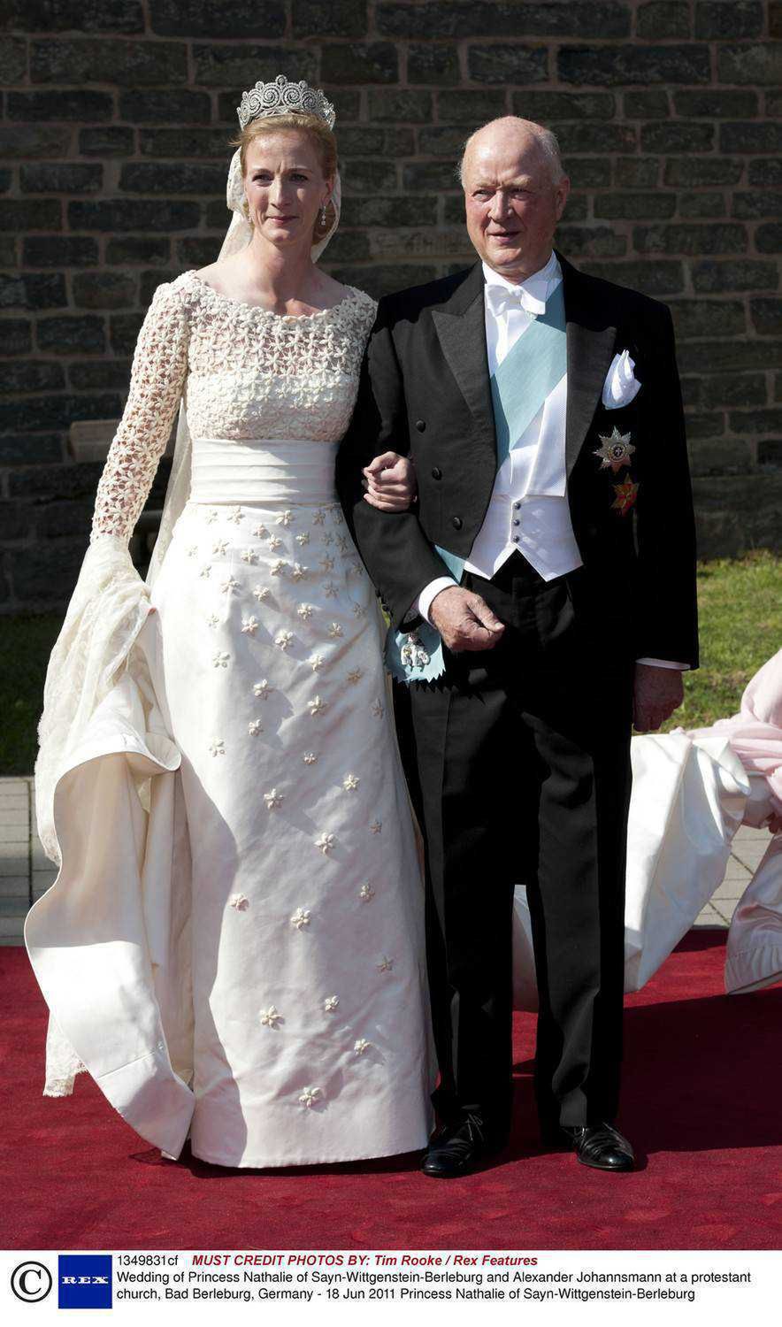 Suknia ślubna księżniczki Danii Nathalie