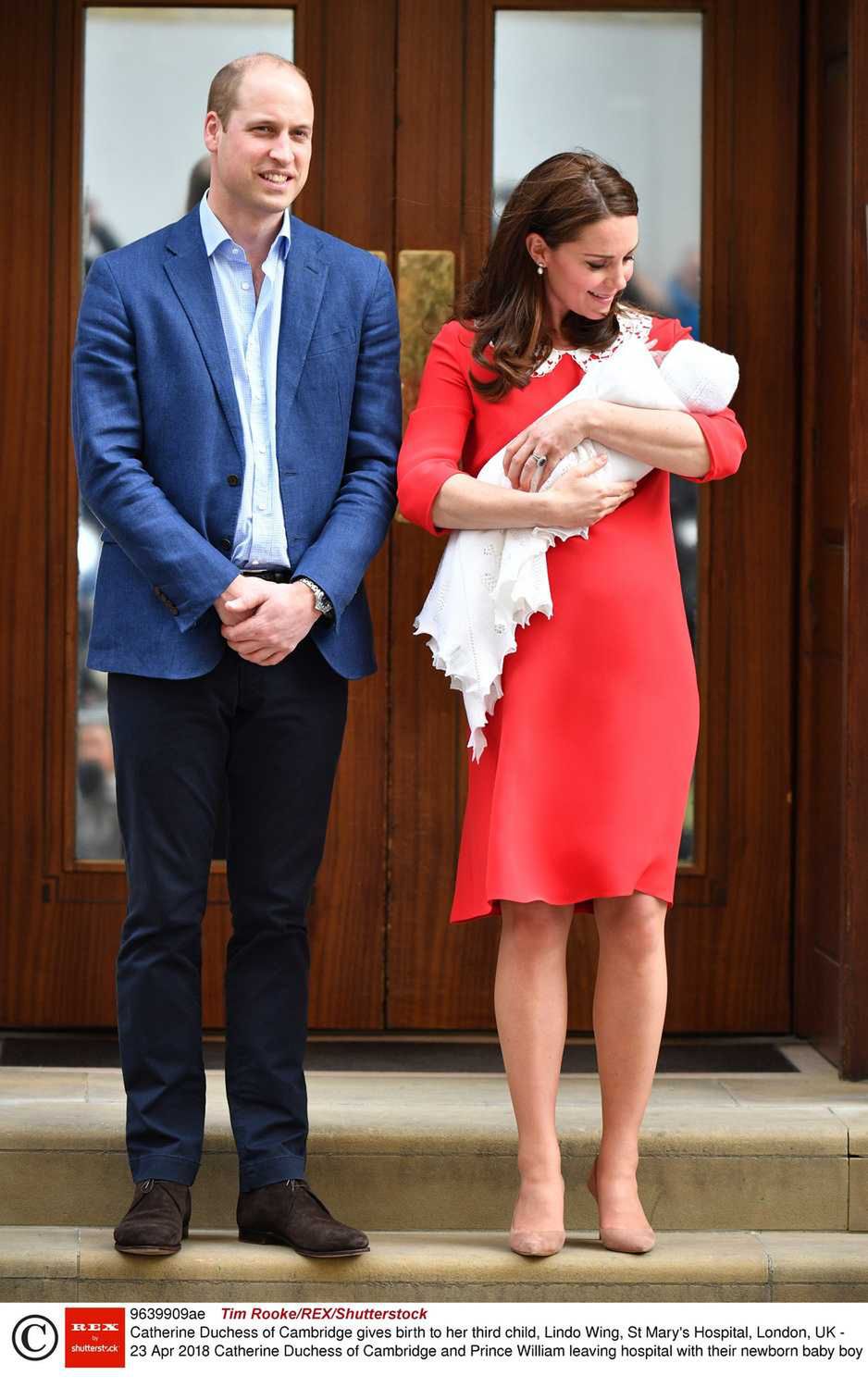 Księżna Kate i książę William pokazali trzecie dziecko