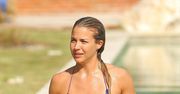 Gemma Atkinson pozuje w hotelowym basenie