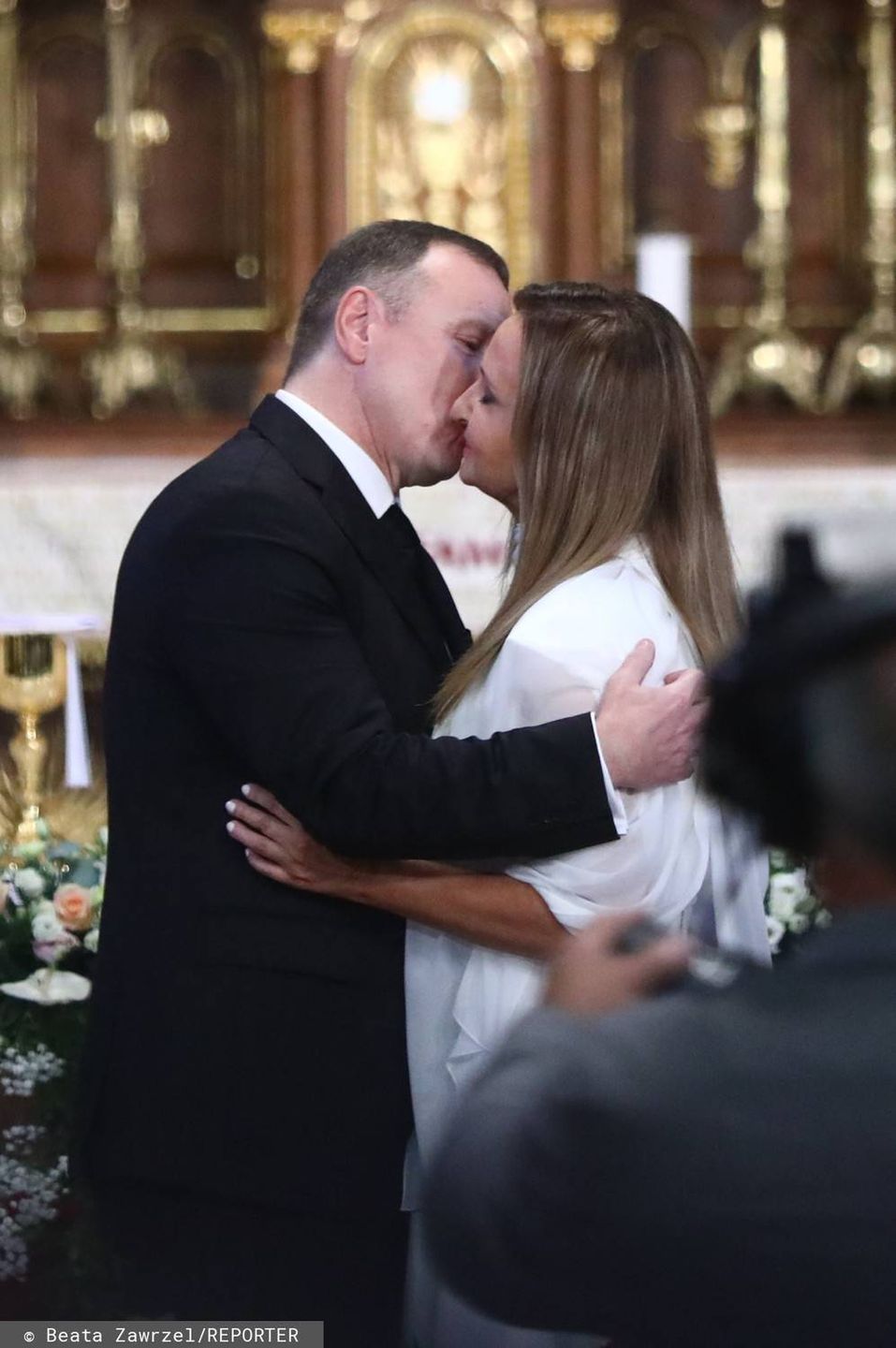 Ślub Jacka i Joanny Kurskiej w Krakowie-Łagiewnikach