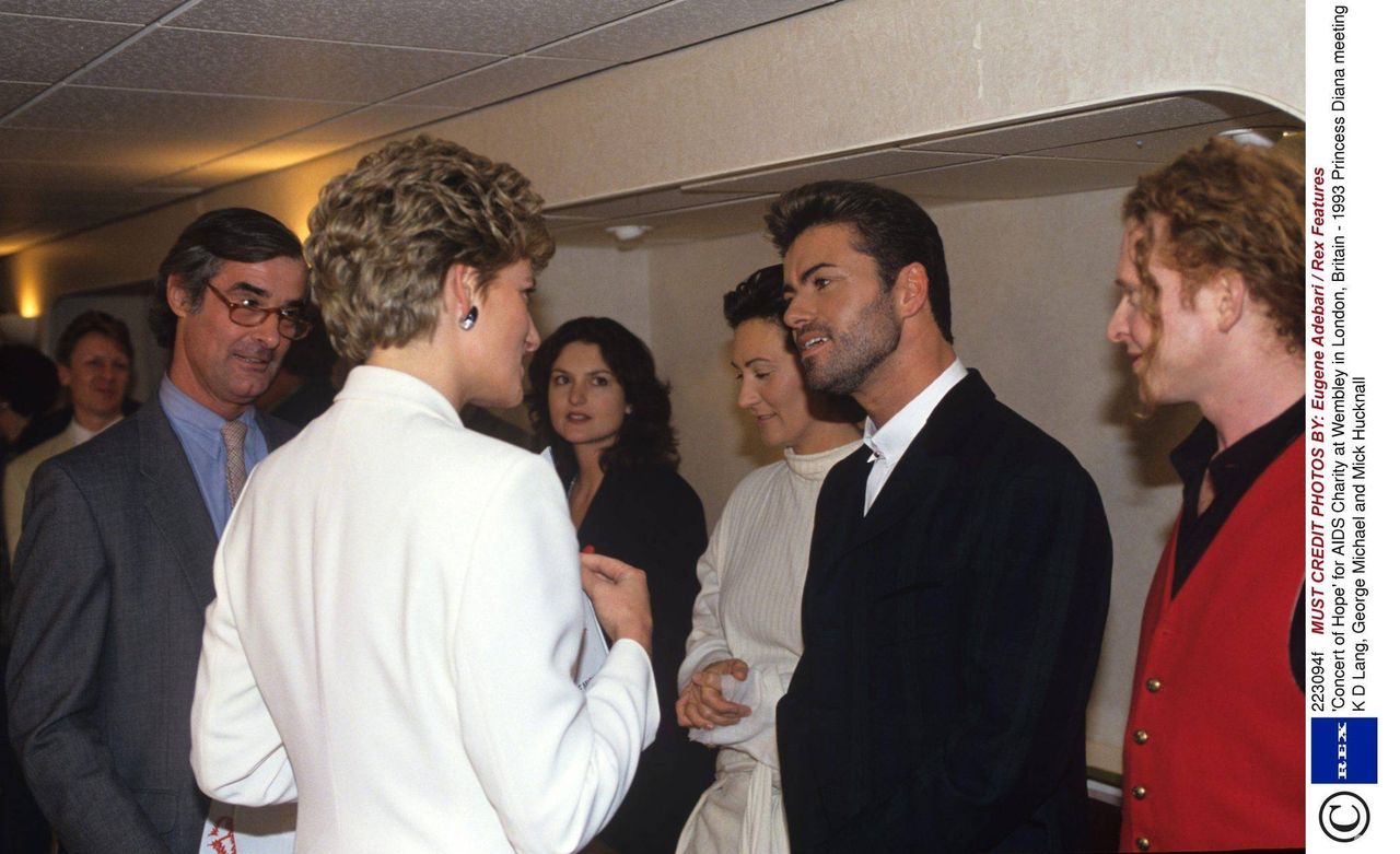 George Michael i księżna Diana przyjaźnili się
