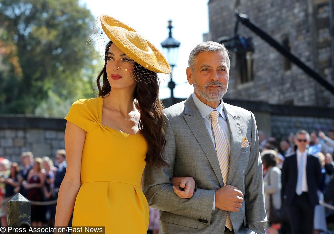 Amal i George Clooney na ślubie księcia Harry'ego i Meghan Markle