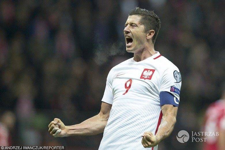 Robert Lewandowski mecz Polska-Dania