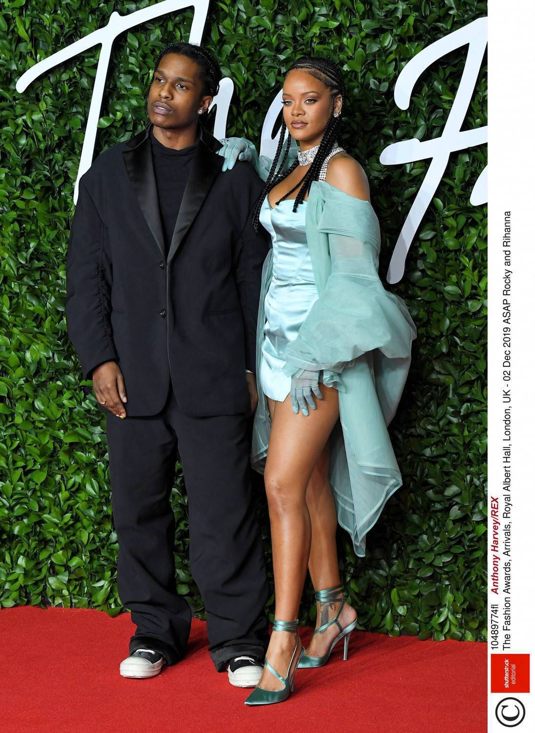 Rihanna, A$AP Rocky - British Fashion Awards 2019