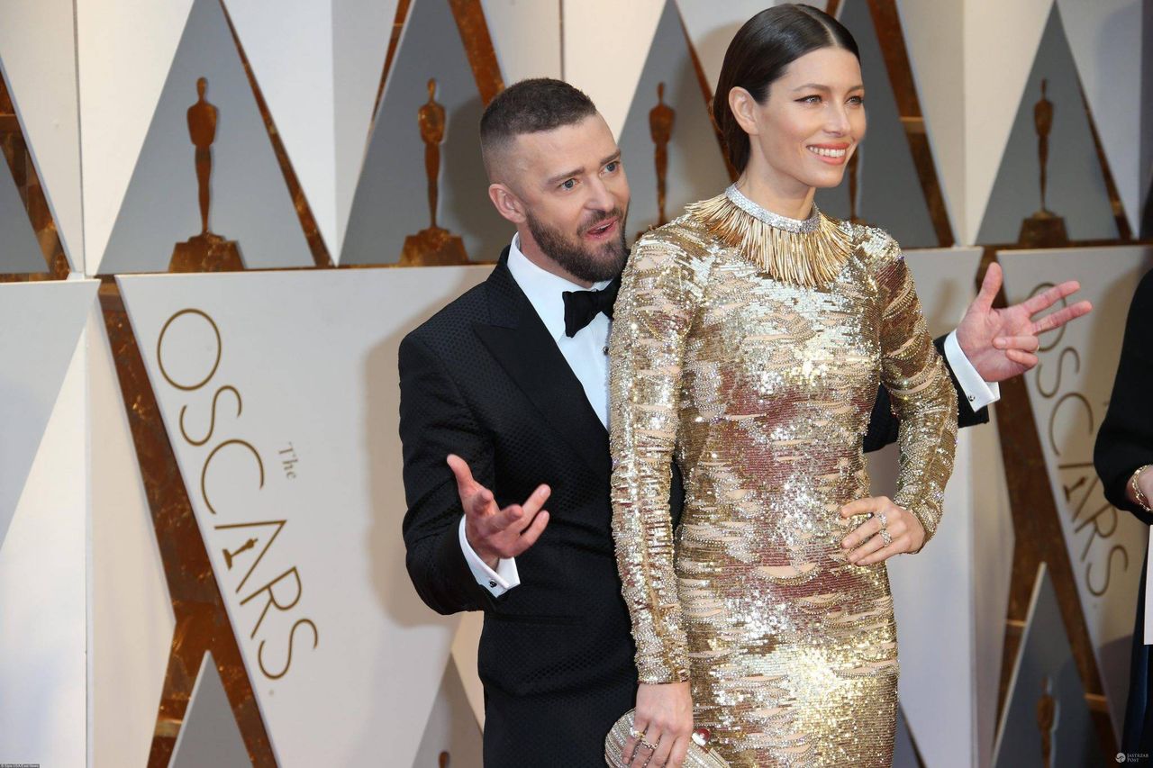 Justin Timberlake i Jessica Biel na Oscarach 2017