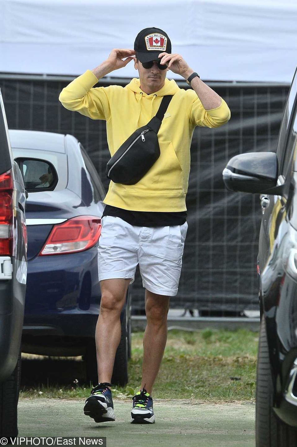 Robert Lewandowski na treningu Ani Lewandowskiej