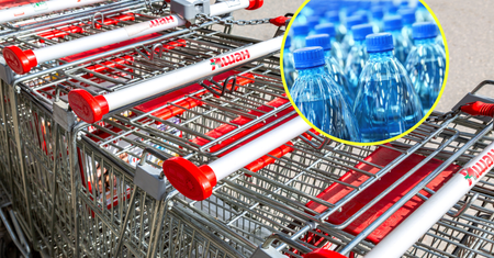 Auchan pilnie wycofuje. Partia wody mineralnej skażona bakteriami