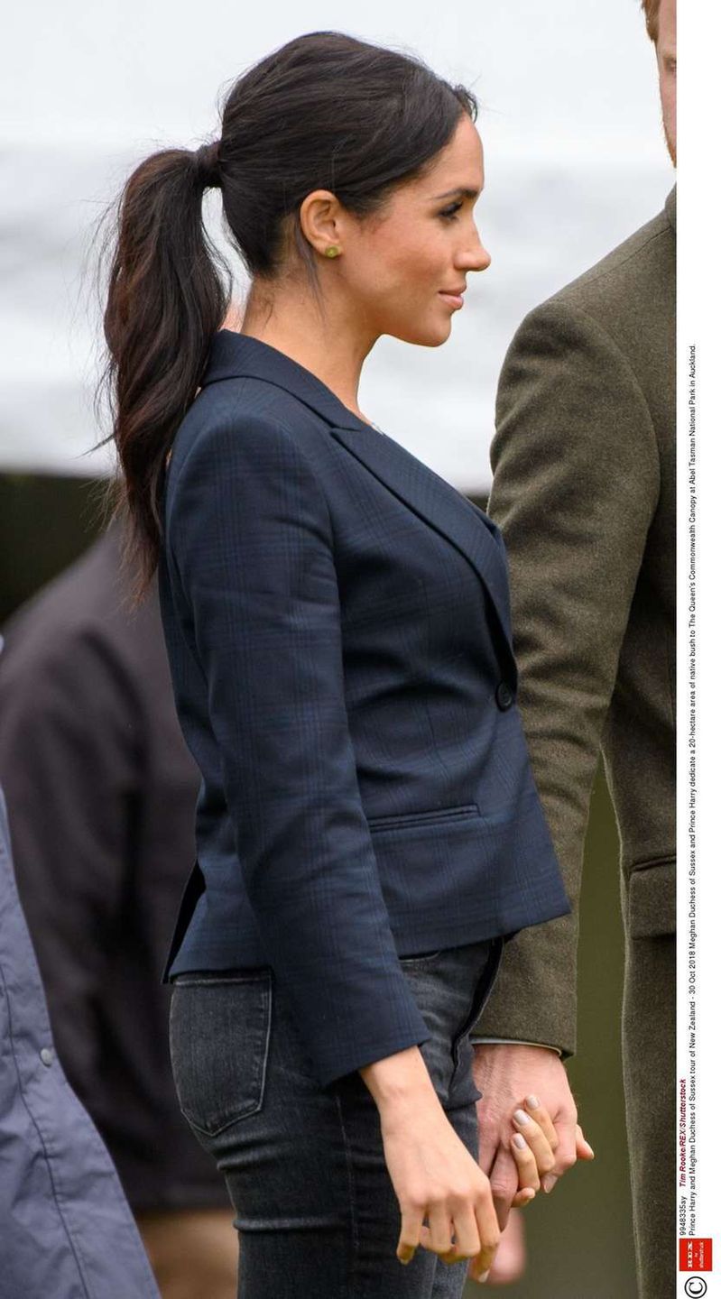 Meghan Markle i książę Harry sadzili drzewka w szkółce w Nowej Zelandii