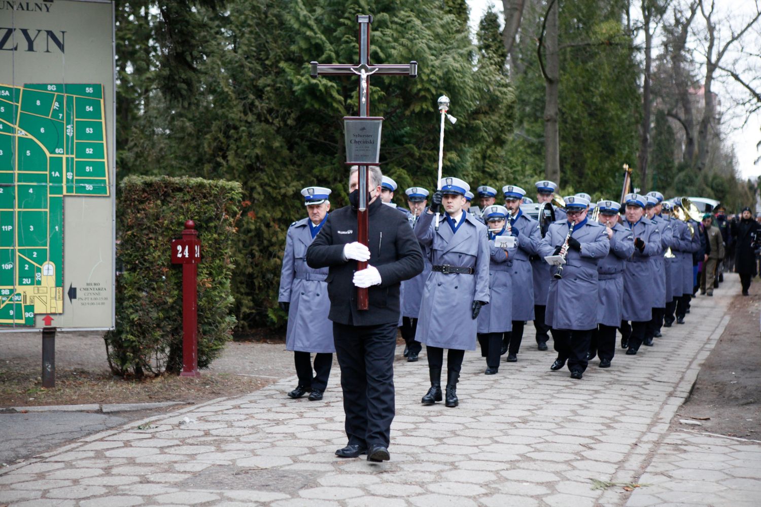 Pogrzeb Sylwestra Chęcińskiego