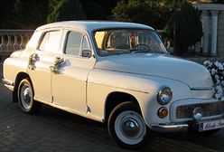 Klimatyczne auto ślubne