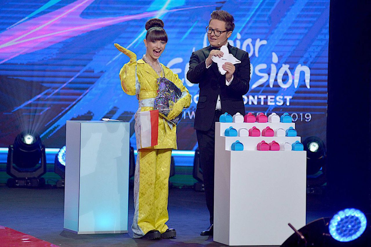 Eurowizja Junior 2019: Viki Gabor i Mateusz Szymkowiak na ceremonii otwarcia