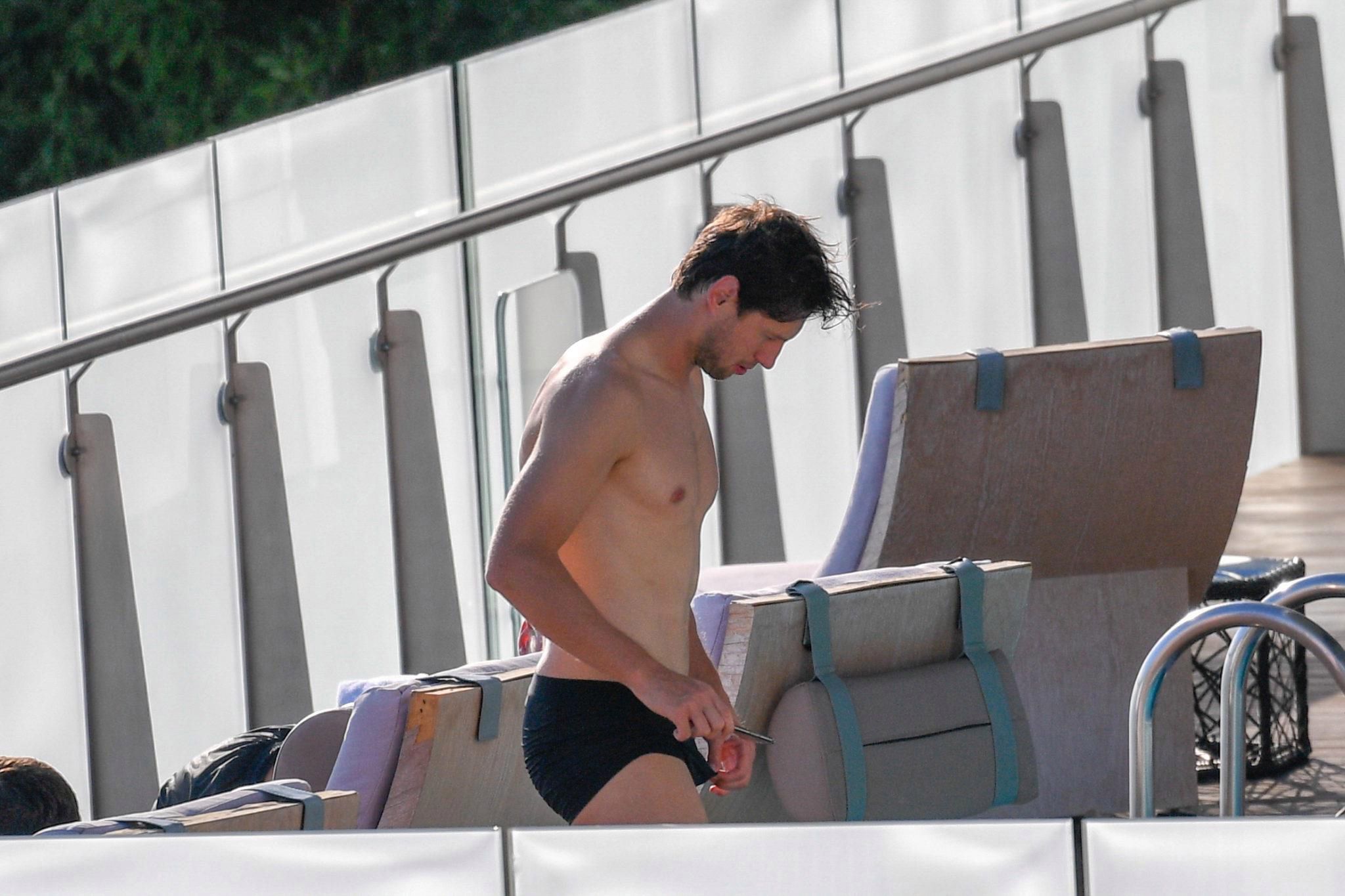 Grzegorz Krychowiak relaksują się przed meczem Polska-Kolumbia (Mundial 2018)