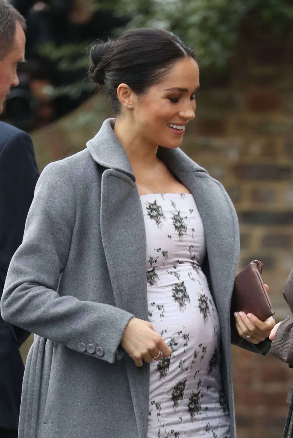Meghan Markle z wielkim ciążowym brzuchem