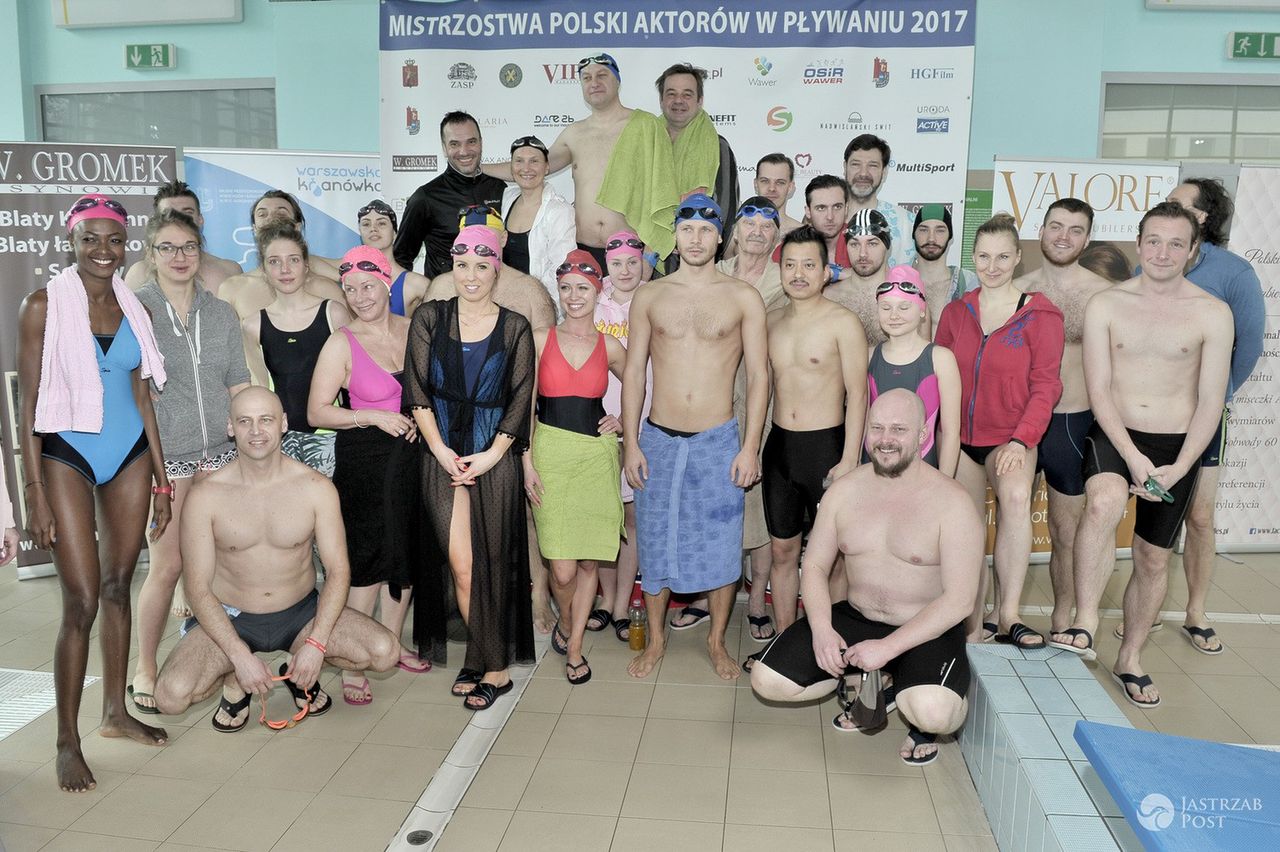Ekipa Mistrzostwa Polski Aktorów w Pływaniu 2017