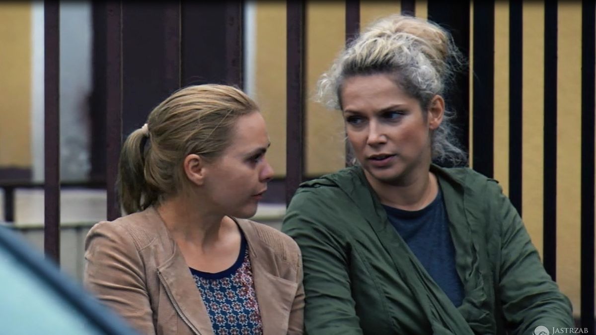 Przyjaciółki 6 odc 10, Anka (Magdalena Stużyńska), Patrycja (Joanna Liszowska) fot:  Polsat materiały prasowe