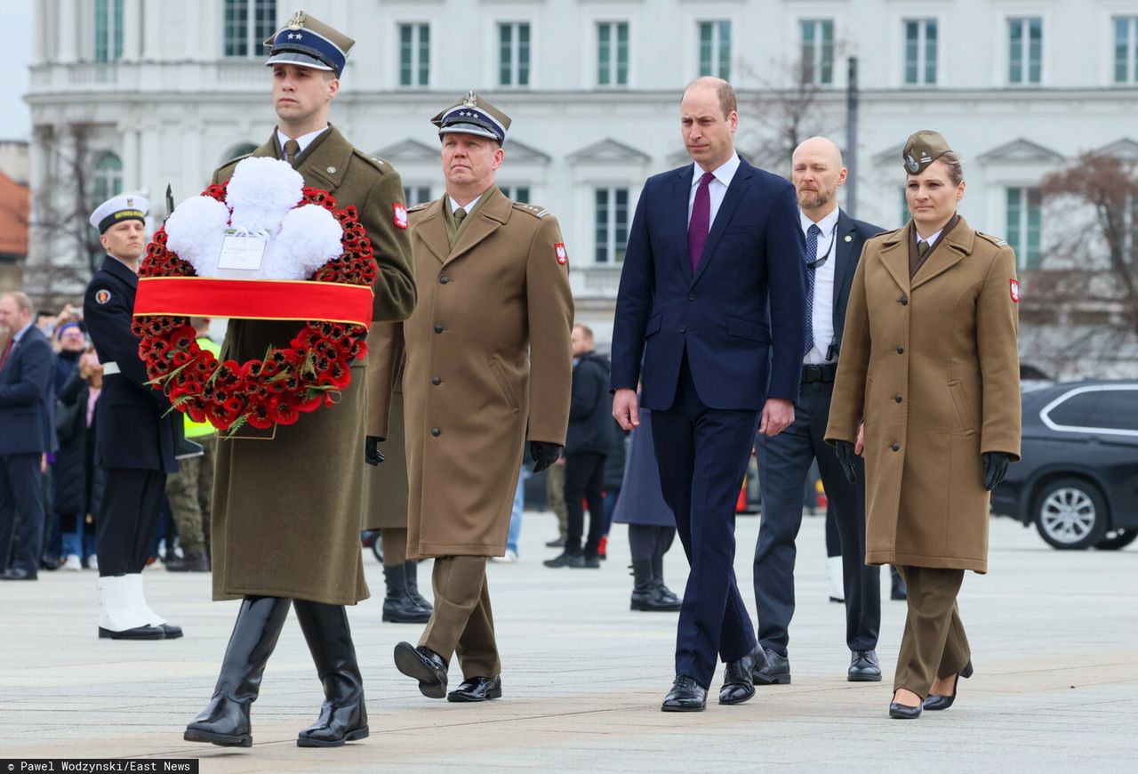 Książę William przy Grobie Nieznanego Żołnierza fot. East News