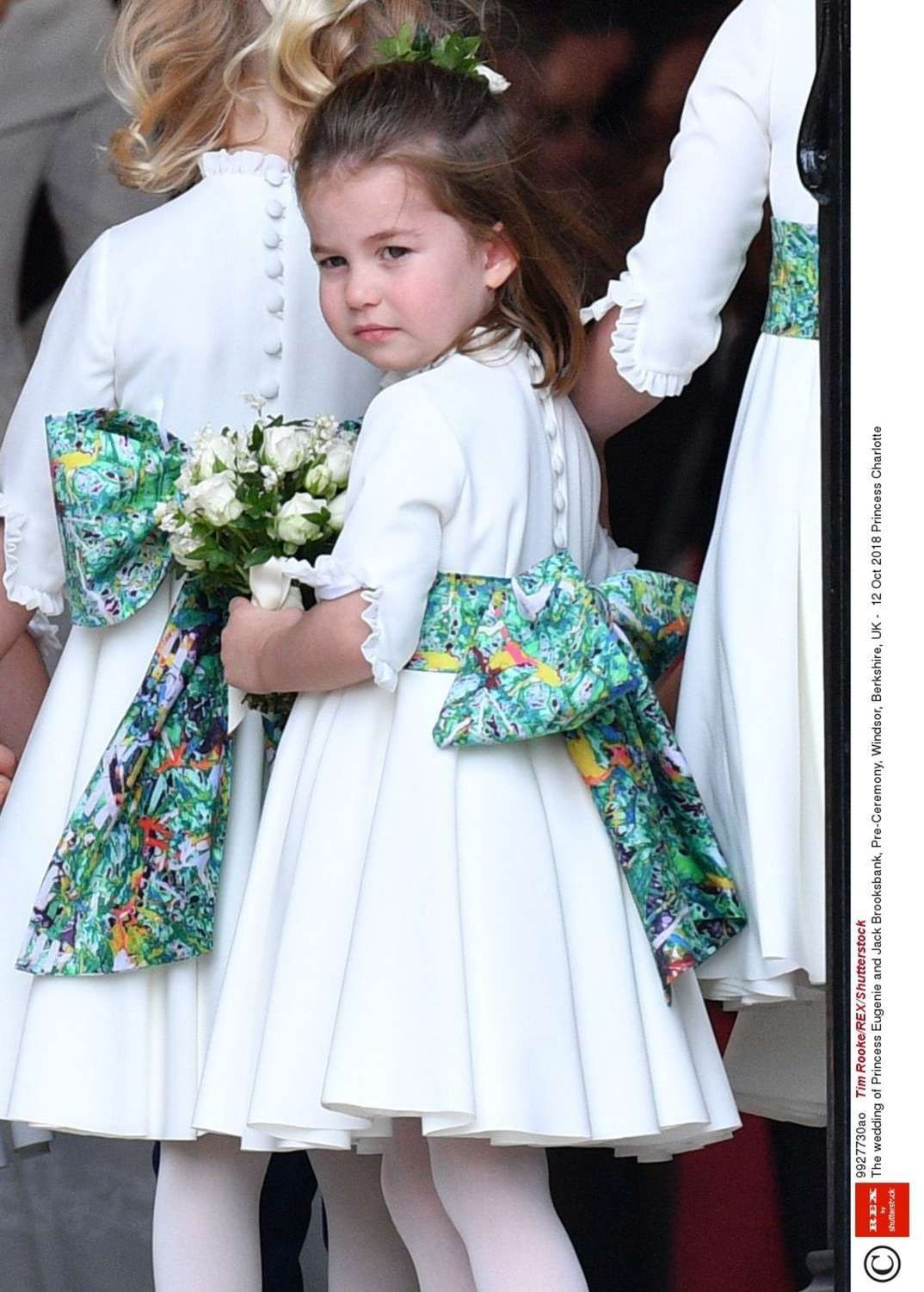 Księżniczka Charlotte na ślubie księżniczki Eugenii