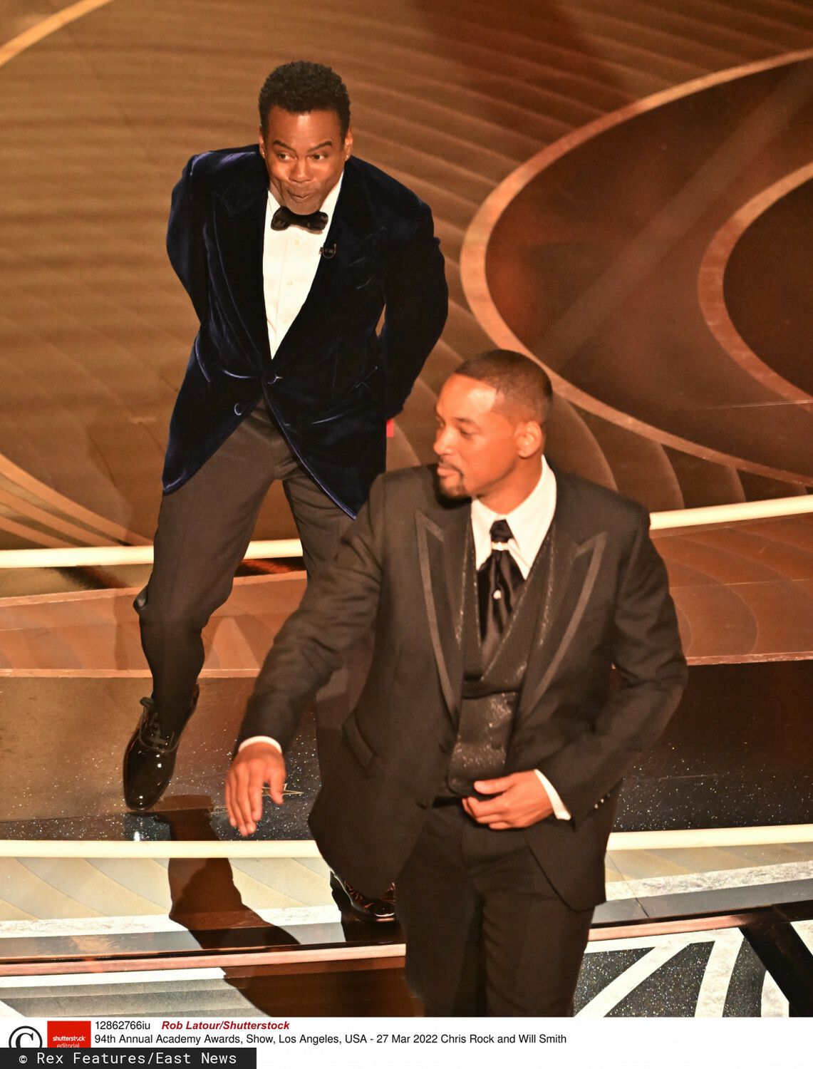 Will Smith uderzył Chrisa Rocka na scenie - Oscary 2022
