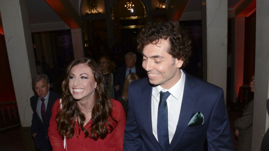 Justyna Kowalczyk z mężem