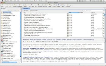 RSSOwl - Mac OS X