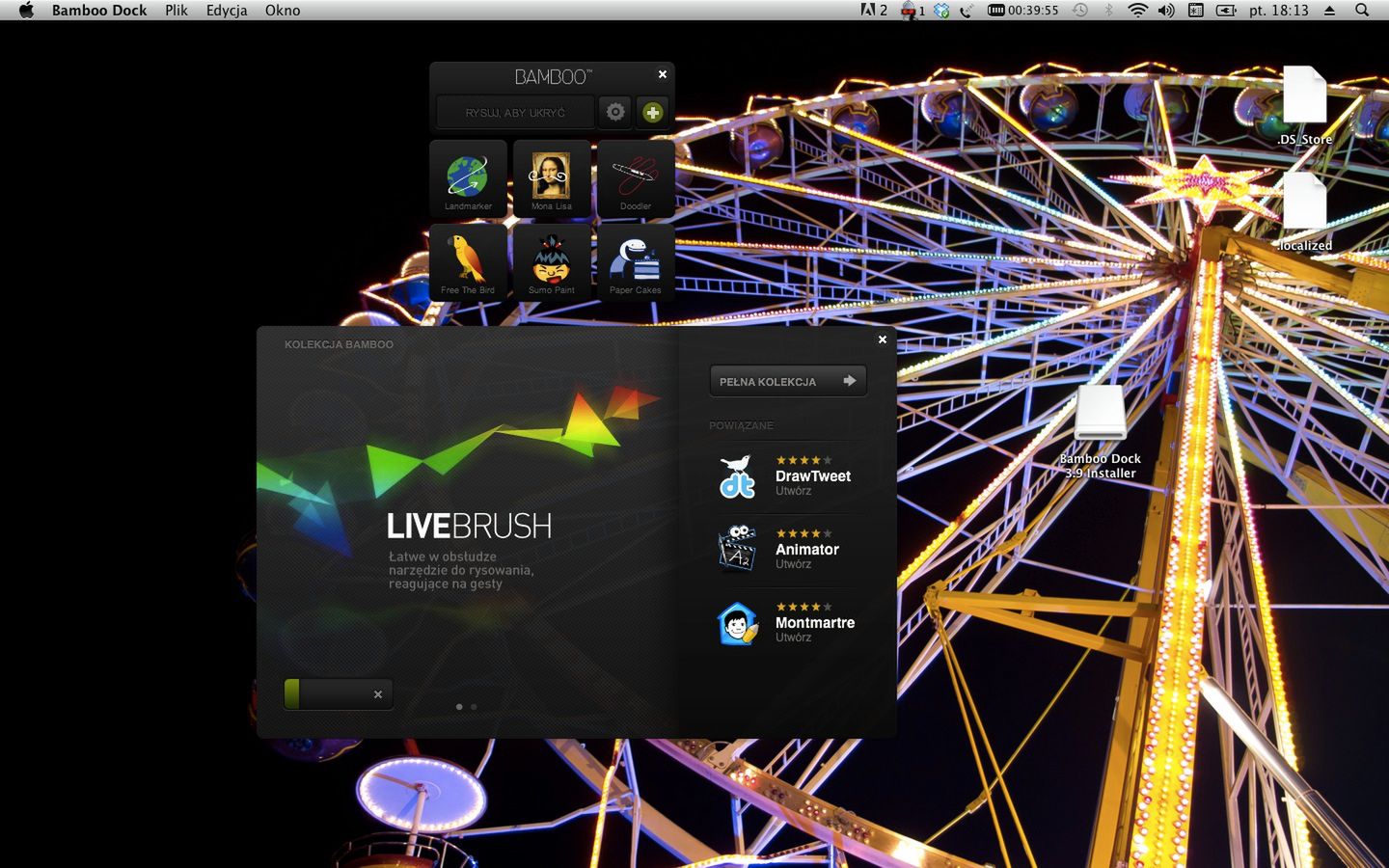 Bamboo Dock i instalator