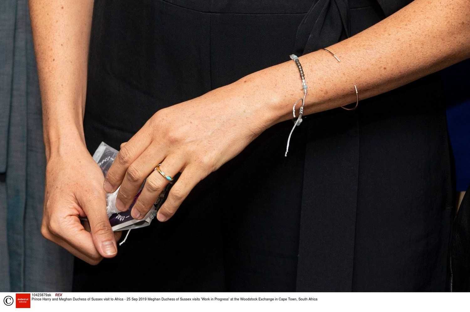 Meghan Markle w czarnym kombinezonie w RPA