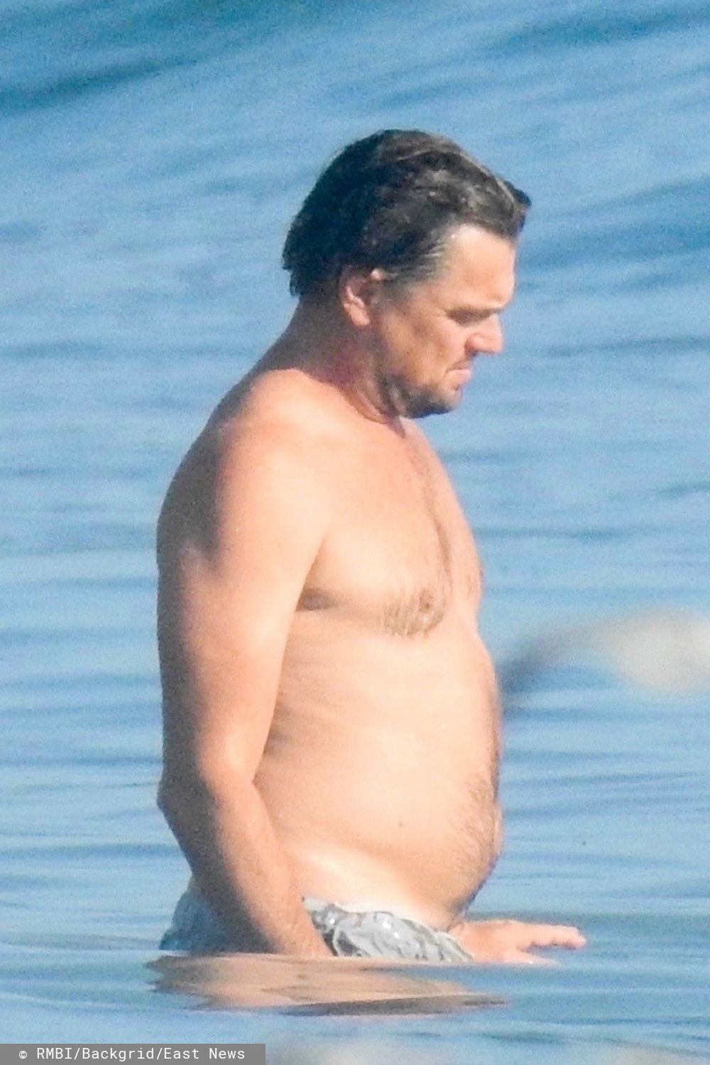 Leonardo DiCaprio na plaży w Malibu