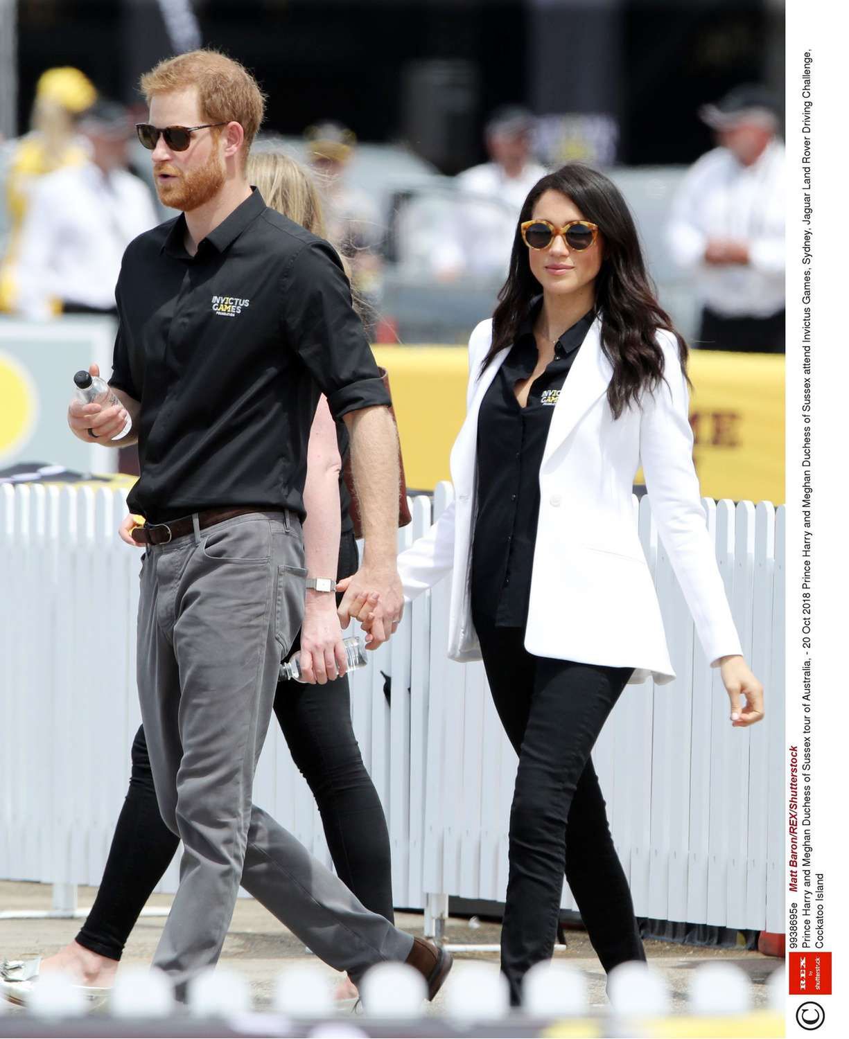 Meghan Markle i książę Harry w identycznych koszulkach na Invictus Games 2018