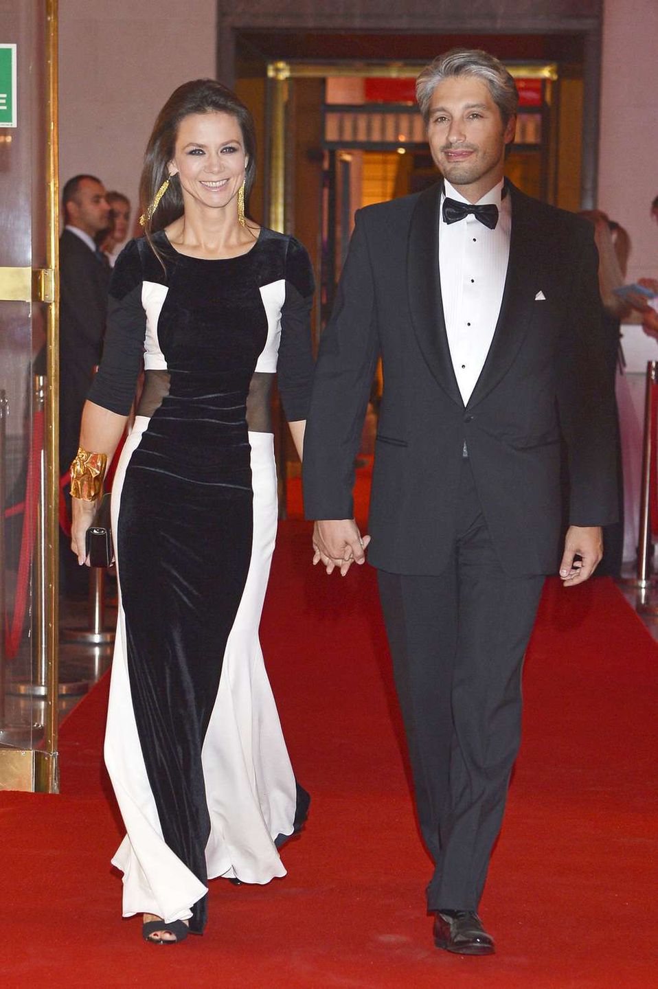 Kinga Rusin, Marek Kujawa  - Bal fundacji TVN Nie Jesteś Sam 2012