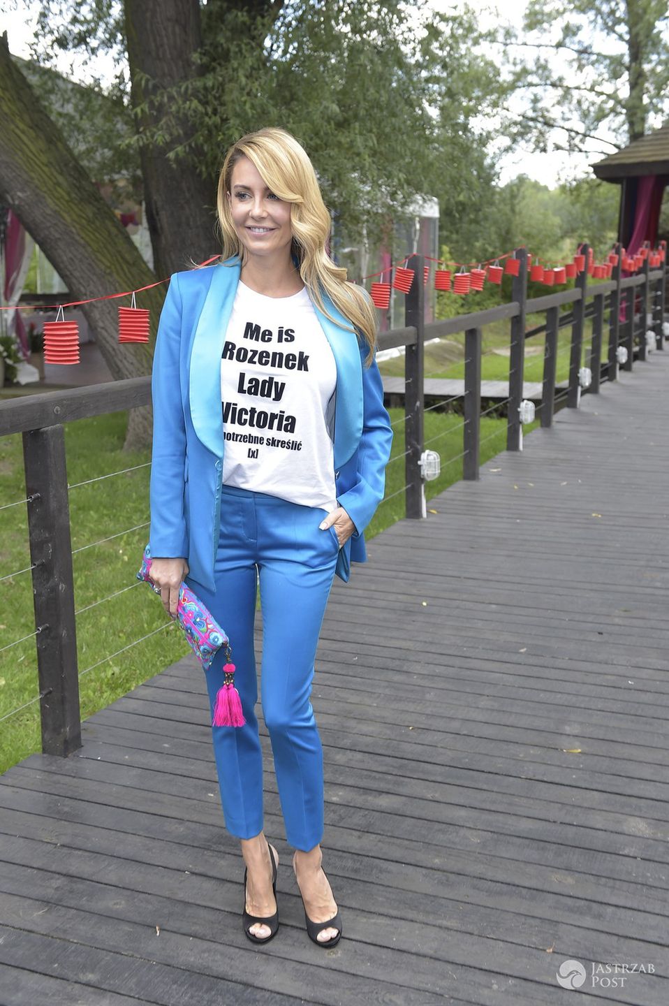 Małgorzata Rozenek w koszulce Me Is Rozenek Lady Victoria