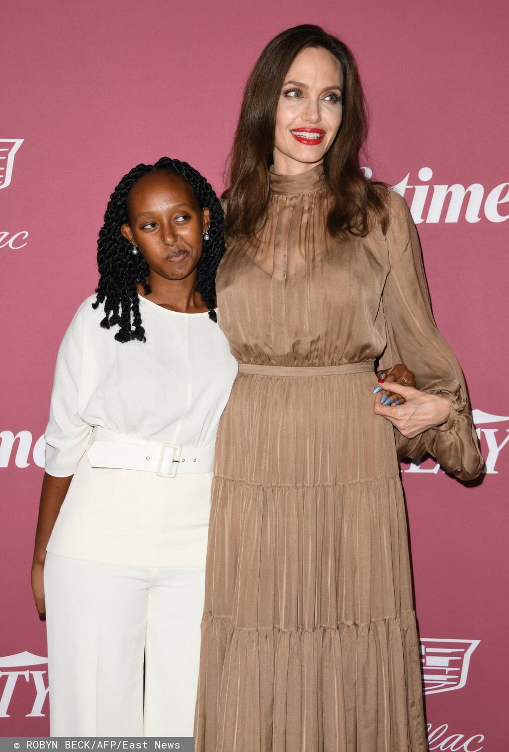 Angelina Jolie i jej córka  Zahara Jolie-Pitt