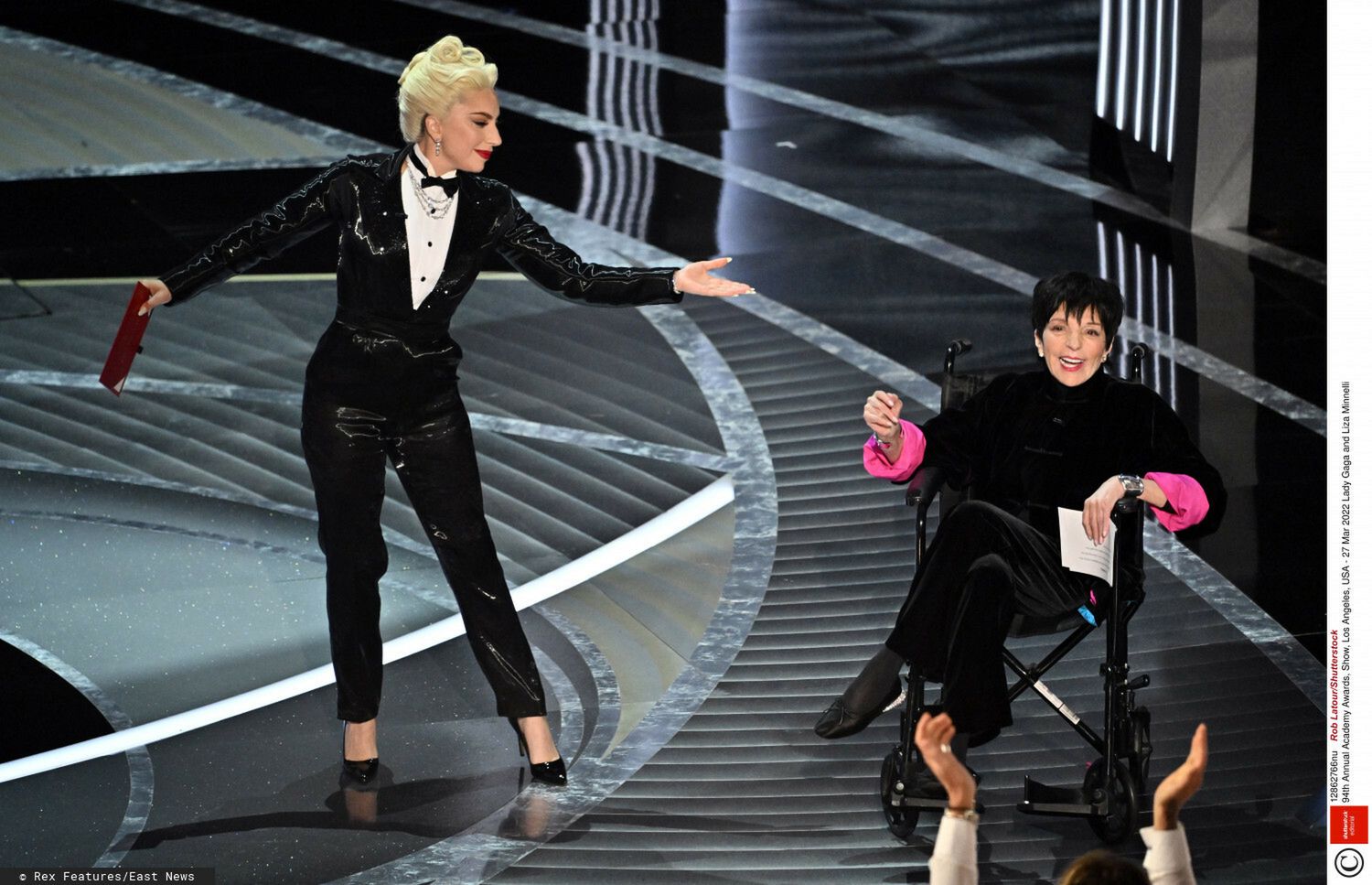 Mandatory Credit: Photo by Rob Latour/Shutterstock (12862766nu)  Lady Gaga and Liza Minnelli  94th Annual Academy Awards, Show, Los Angeles, USA - 27 Mar 2022