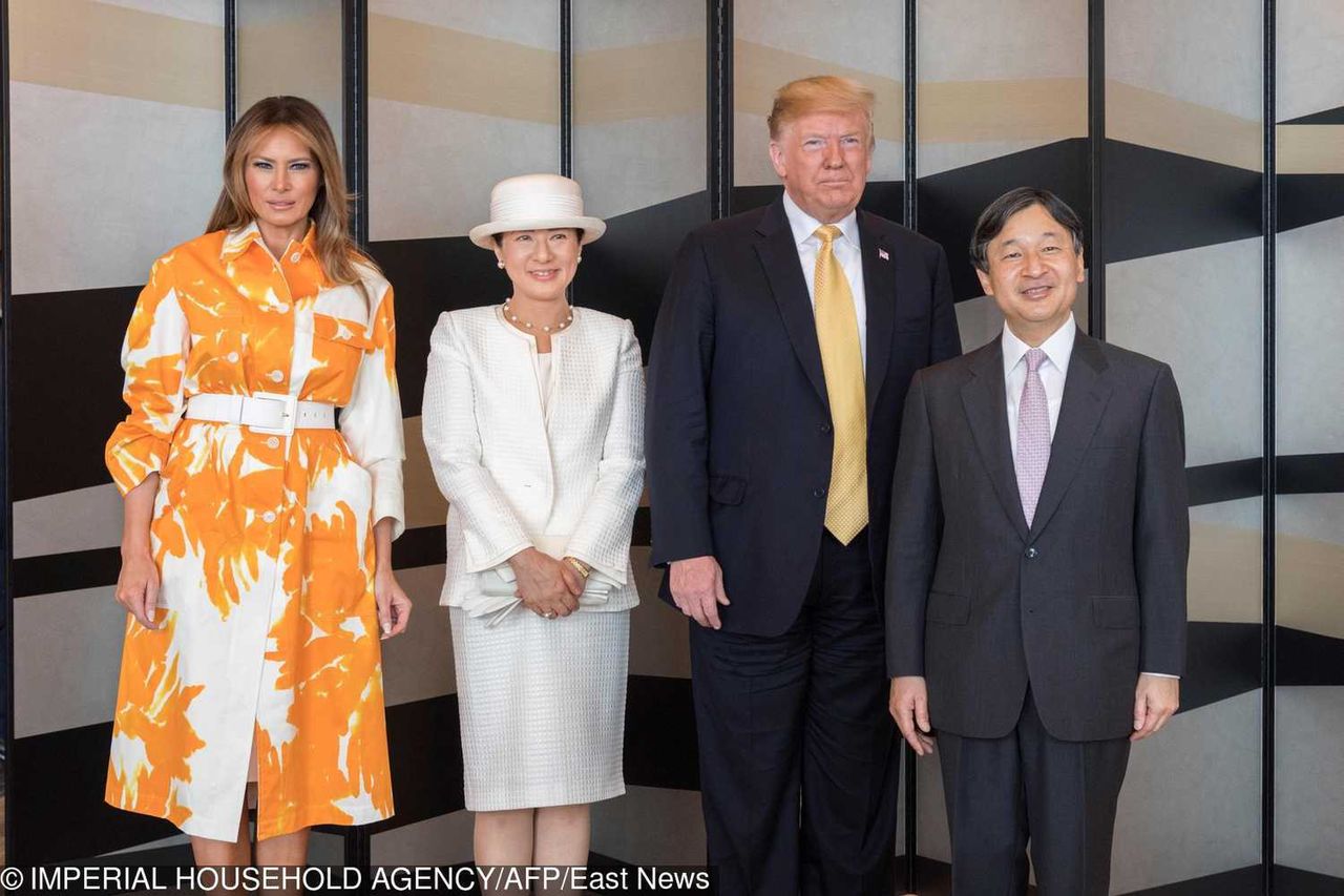 Melania Trump podczas wizyty w Japonii