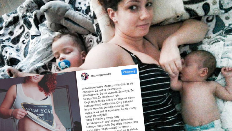 Patrycja pokazała nieidealny brzuch po ciąży