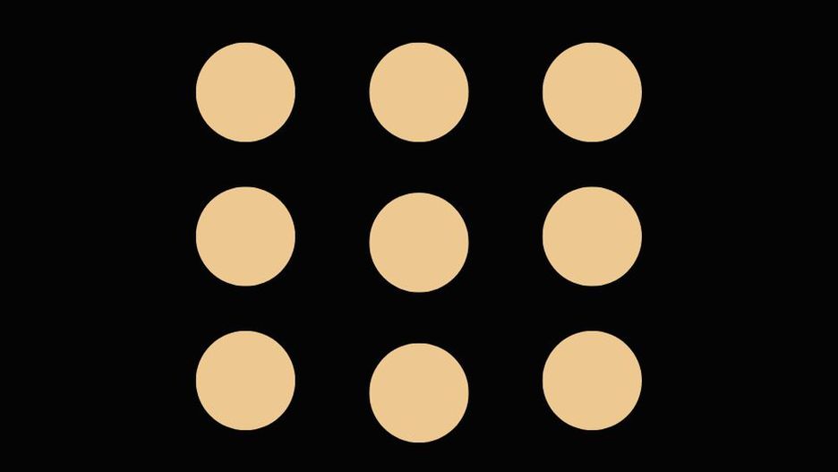 Połącz 9 kropek. Nie jest to łatwe